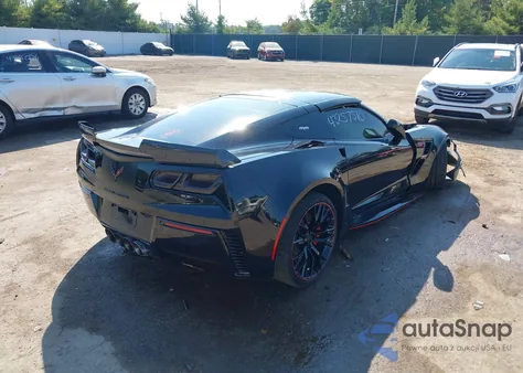 2019 Chevrolet Corvette Grand Sport из США, поврежденный, VIN 1G1YW2D73K5103612